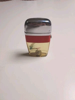 Encendedor Vu, tamaño completo, cuerpo rojo, señuelo de pesca con mosca Foto 1 de 4