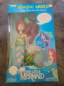 Vintage 1991 The Little Mermaid 18" Singing Ariel Doll Disney TYCO #1829 Disney - Picture 1 of 7
