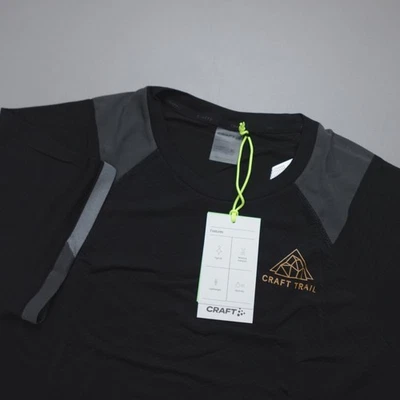 Camiseta Craft Pro Trail Fuseknit S/S Pizarra-Flex Absorción Secado Rápido Ajuste Ajustado Talla XL Foto 1 de 4