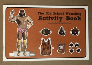 Libro de actividades de lucha libre de la vieja escuela (2017) de Alon Designs en muy buen estado - ¡casi nuevo sin leer!! - Imagen 1 de 10