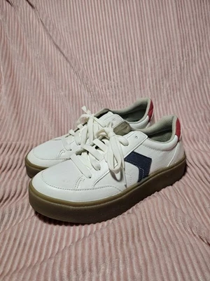 Dr. Scholl's Madison Lace Womens Sneaker White Blue Low Top Arch Support Size 6  - Image 1 of 4