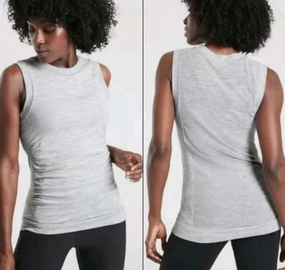 ATHLETA Women’s Heather Gray Foresthill Ascent Seamless Tank! Size L - Image 1 of 4