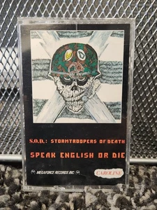 S.O.D.: Stormtroopers Of Death Speak English Or Die 1987 Cassette - Picture 1 of 3