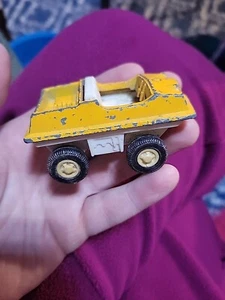 Rare VTG Tootsietoy Amphibious Vehicle /Dune Buggy 3" Diecast & Plastic Yellow - Picture 1 of 6