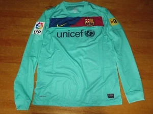 Nike Game Issued XAVI No. 6 FC BARCELONA Unicef LFP (LG) Soccer Jersey Hernández - Picture 1 of 21