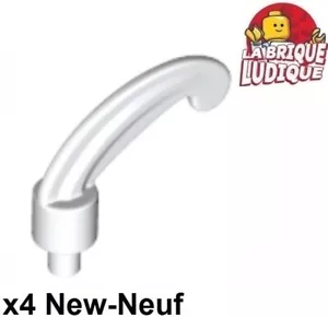 Lego 4x Minifig headgear plume petite Feather Small blanc/white 4502a NEUF - Imagen 1 de 1