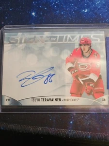 2023-24 SP AUTHENTIC TEUVO TERAVAINEN SIGN OF THE TIMES AUTO #SOTT-TT - Picture 1 of 2