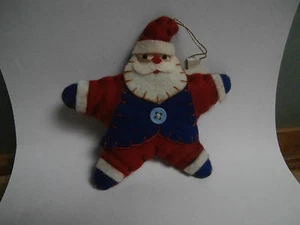 Babbo Natale morbido fatto a mano artigianale decorazione palla pallina albero - Foto 1 di 1