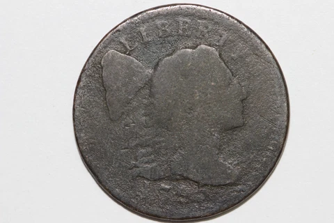 1795 Plain Edge Liberty Cap Head Large Cent Coin Grades About Good (LRG820) Cover