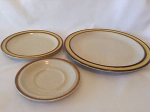 Yamaka Steinzeug Suncraft ORLENA 3-teiliges Set Teller SY-6200 Abendessen Salat Untertasse 2 - Bild 1 von 1
