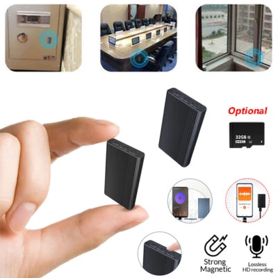 HD Hidden Magnetic Spy Audio Voice Recorder Voice Listening Device Bug Recording - Image 1 of 4
