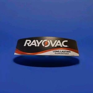 Rayovac Advertising Sign Durable Plastic L 22"XH 7.5" Collectible Merchandise - Picture 1 of 8