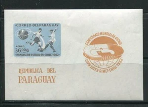 Paraguay 1962 Mi Block 29 MNH Imperf SS Sport Football Soccer CV 140 euro 6928 - Picture 1 of 1
