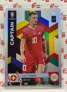 Granit Xhaka - CAPTAIN - Holo - SWITZERLAND 2024 Topps Match Attax EURO 2024 - Picture 1 of 2