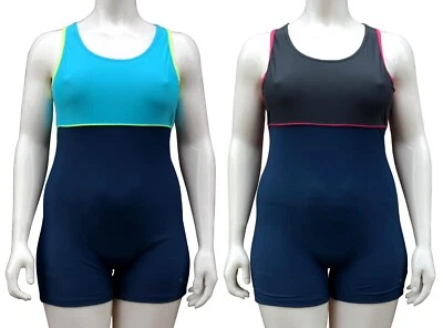 ACCLAIM Lyon 3 Colour Ladies Classic Fit Boy Leg Swimming Costume Swimsuit 2025 - Image 1 of 4