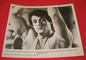 "Rocky" Lobby Card/Publicity Photo 1976 - B&W, 8x10 Sylvester Stallone - Picture 1 of 4