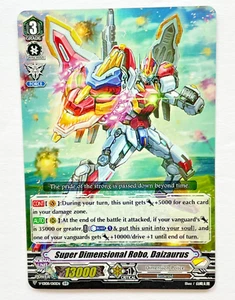 VANGUARD CARDFIGHT V-EBO8 010EN SUPER DIMENSIONAL ROBO DAIZAURUS HOLO CARD - Picture 1 of 2