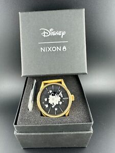 Nixon Sentry SS Gold Men's Disney Mickey Mouse Quartz Watch