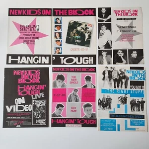NEW KIDS ON THE BLOCK Lot 21 Magazine Adverts Records 1990 NKOTB Memorabilia - Bild 1 von 10