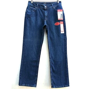 Riders Lee entspannte Passform 34x32 Hochhaus Instantly Slim Stretch Dark Wash 16M Tag - Bild 1 von 7