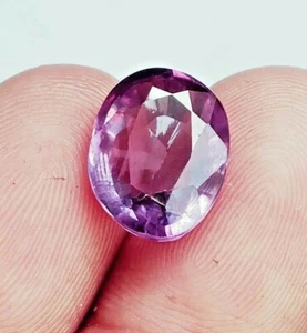 Piedra preciosa suelta de alejandrita de corte ovalado con certificación de 7,30 quilates ~ regalo gratis - Imagen 1 de 7