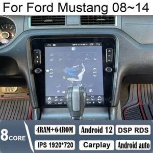 12.1" Android Navigation Car GPS Stereo Radio Carplay For Ford Mustang 2008~2014 - Foto 1 di 14