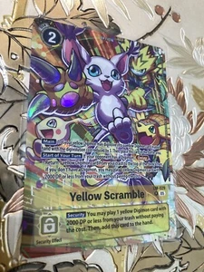 Digimon Card Game Yellow Scramble Alternate Art Foil LM-029 Promo St-20 Starter - Picture 1 of 1