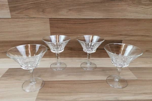 Set Of 4 Vintage Fidenza Sorrento Champagne Glasses - Made In Italy - Picture 1 of 9
