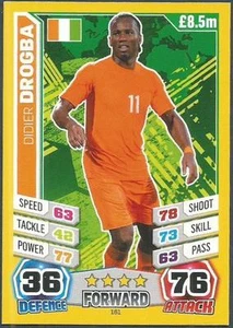 TOPPS MATCH ATTAX  BRAZIL 2014 WORLD CUP- #161-IVORY COAST-DIDIER DROGBA - Picture 1 of 1