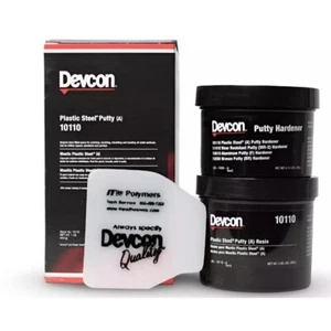 3 x DEVCON 10110 PLASTIC STEEL PUTTY (A) 1 lb. Kit - Picture 1 of 7
