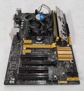 ASUS B85-PLUS i3 - 4160 Mainboard 8GB @ 3,60GHz - kommt mit Backplate - Bild 1 von 3