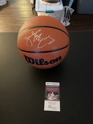 Julius Erving Dr. J signed Replica Wilson Autograph Basketball 76ers Hof Nba Jsa - Image 1 of 4