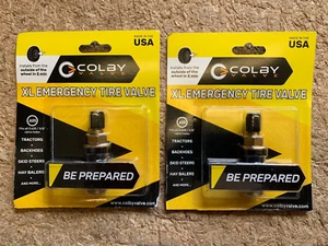 2 packs-Colby Ultimate Tire Valve System-tractors/skid steers/backhoes-5/8 hole - Picture 1 of 1