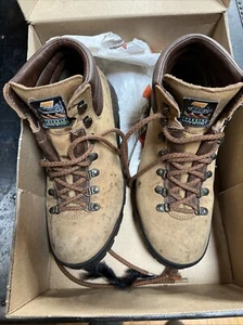 Zamberlan Hiking Boots Womens 41 Beige Goretex Vibram Lace Up Waterproof Leather - Picture 1 of 6