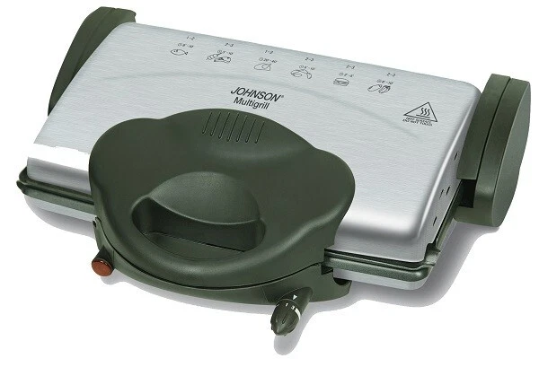 BISTECCHIERA JOHNSON MULTIGRILL 1800 W APERTURA 180° PIASTRA 20X30CM - Immagine 1 di 1