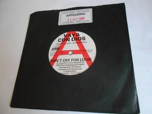 Vaya Con Dios Don't Cry for Louie 7" NM/NM 1988 V Rare Promo Advanced DJ Copy - Picture 1 of 5