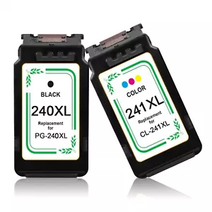 PG 240XL CL 241XL Ink Cartridges for Canon PIXMA MG and MX Series Printer - Picture 1 of 6