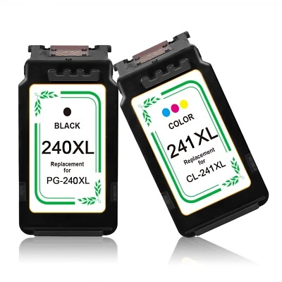 PG 240XL CL 241XL Ink Cartridges for Canon PIXMA MG and MX Series Printer - Image 1 of 4