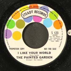 GEMALTER GARTEN: I like your world / Rotwein STEADY 7" Single 45 U/min - Bild 1 von 2