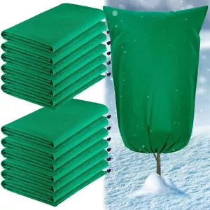 Heavy Duty Frost Protection Bags Plants Fleece Winter Jacket Garden Plant Cover - Picture 1 of 16