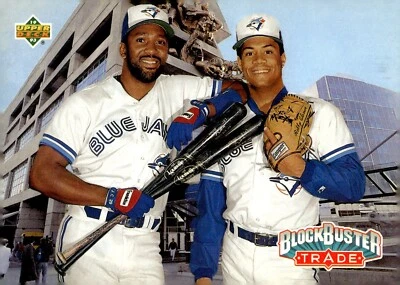 1993 Upper Deck - Teammates Roberto Alomar, Joe Carter #42 - Image 1 of 2