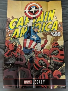 "Capitán América #695 Chris Samnee Legacy Cartel Plegado Minorista Marvel 24""x36" - Imagen 1 de 1