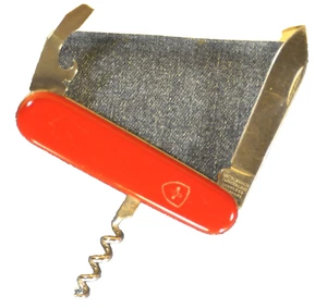 "VICTORINOX" WAITER RED c. 1982's FOLDING POCKET SWISS ARMY KNIFE - Picture 1 of 13