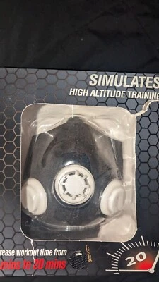 Elevation Training Mask Black Size Medium Workout Running Lifting - Image 1 of 4