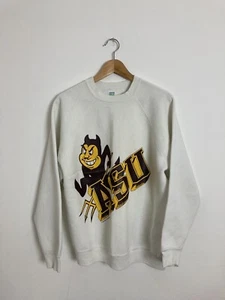 Sudadera Grande Vintage 1988 ASU Arizona State Sun Devils Hecha en Tultex EE. UU. - Imagen 1 de 12