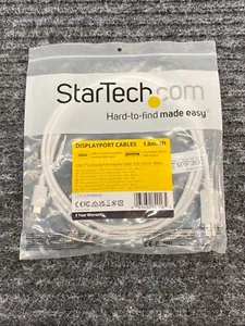 Cable adaptador StarTech USB-C a DisplayPort 6 pies blanco - Imagen 1 de 2
