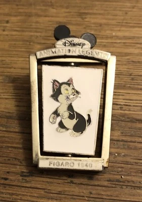 Disney Animation Legends Figaro Pinocchio 1940 LE 5000 Spinner Flip Movement - Image 1 of 3