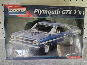 Vintage Monogram PLYMOUTH GTX 2’n1 Model Kit #2730 Released in 1995 NEW - Picture 1 of 5