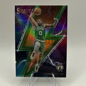 Panini Select 2023-24 - Thunder Lane Jayson Tatum #14 Green Prizm - Imagen 1 de 4