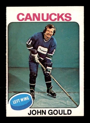 1975 O-Pee-Chee NHL #266 John Gould   NM/NM+ X3541392 - Image 1 of 3